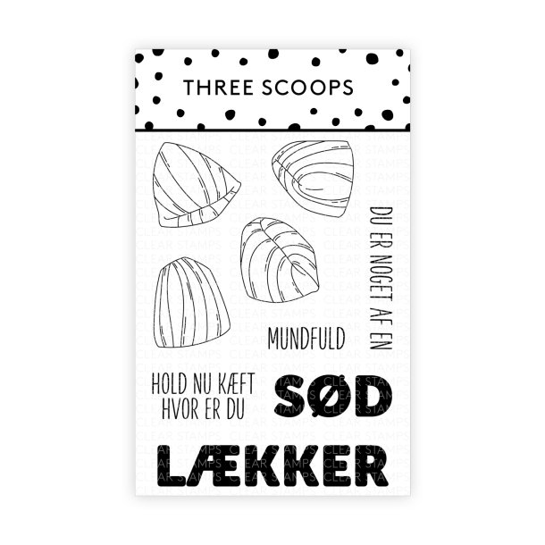 Three Scoops - Stempel - Blocher