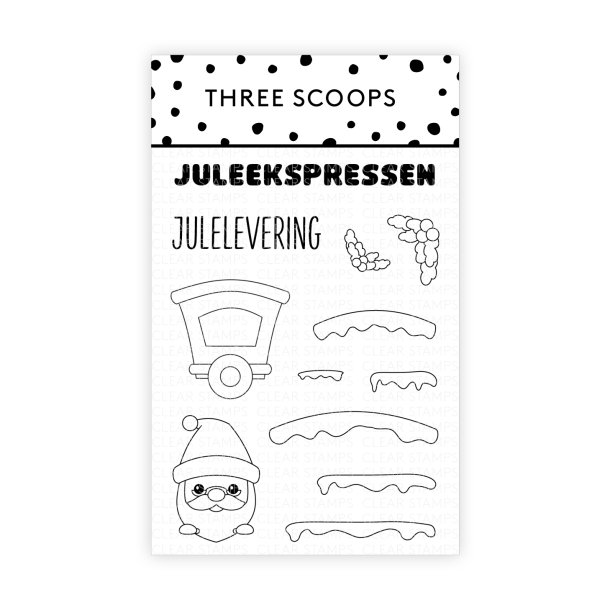Three Scoops - Stempel - Juletog
