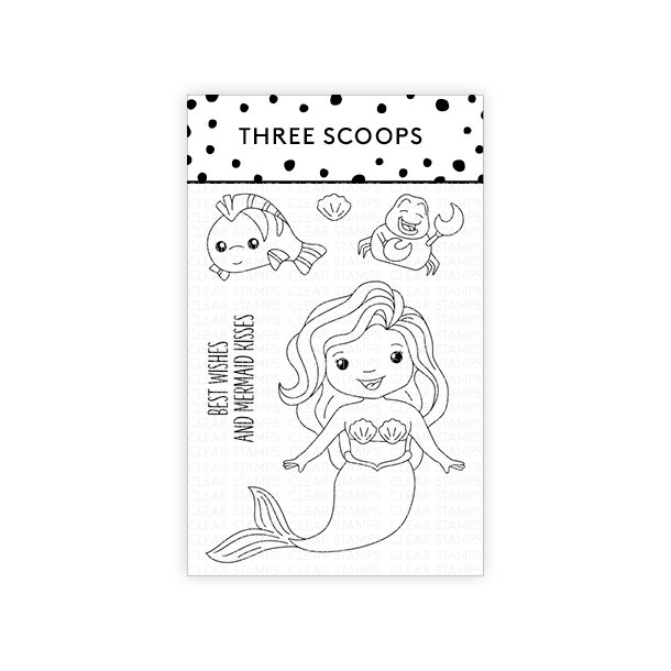 Three Scoops - Stempel - Havfrue