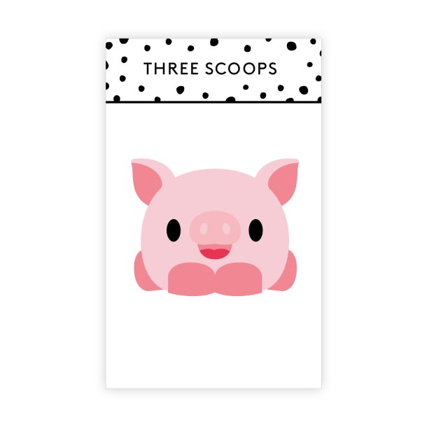 Three Scoops - Die - Gris