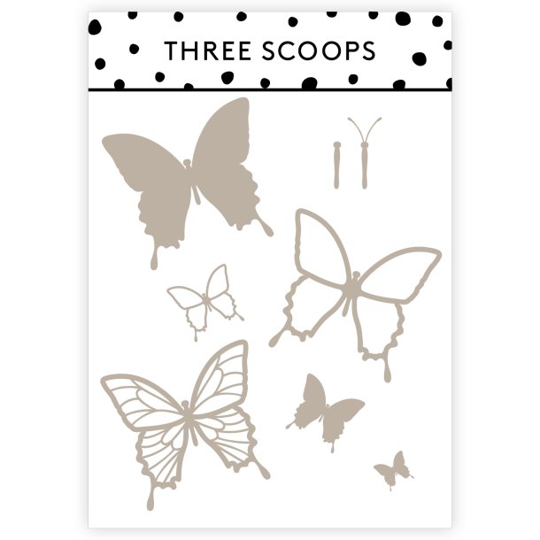Three Scoops - Die - Sommerfugl