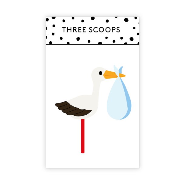 Three Scoops - Die - Stork