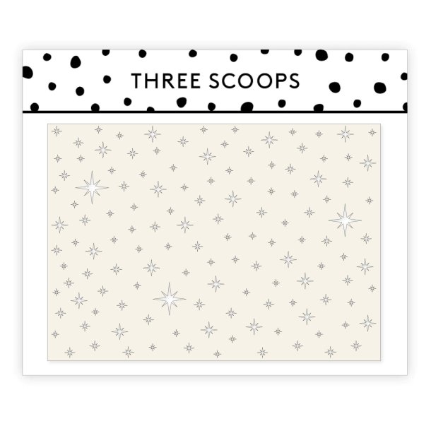 Three Scoops - Stencil - stjernehimmel