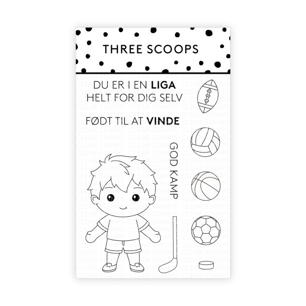 Three Scoops - Stempel - God kamp