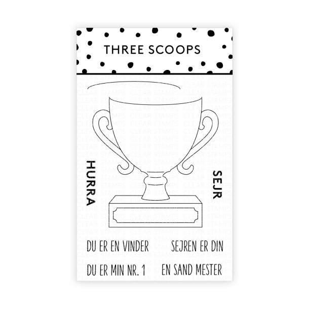 Three Scoops - Stempel - Pokal