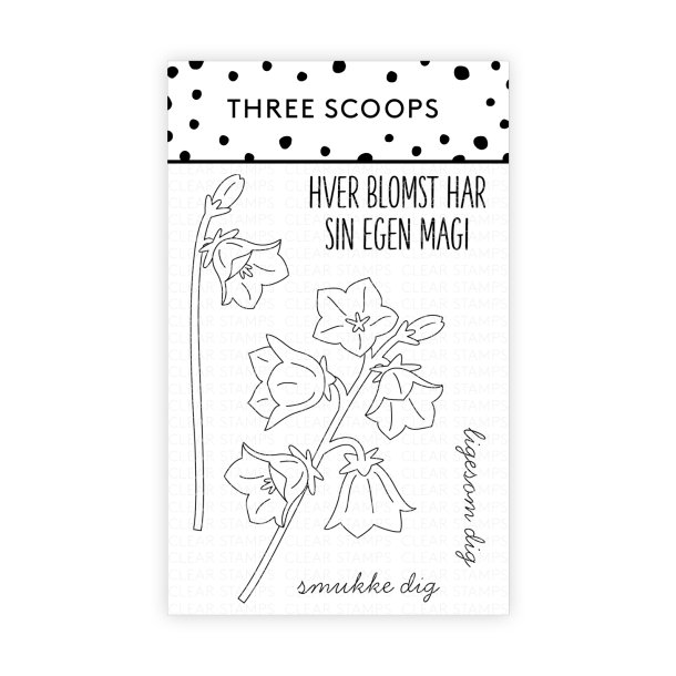 Three Scoops - Stempel - Klokkeblomst