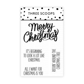 Three Scoops - Stempel - Merry Christmas_