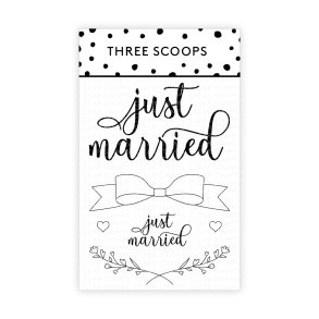 Three Scoops - Stempel - Just married