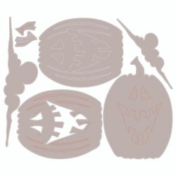 Tim Holtz - Die - Edison Colorize - Grskar