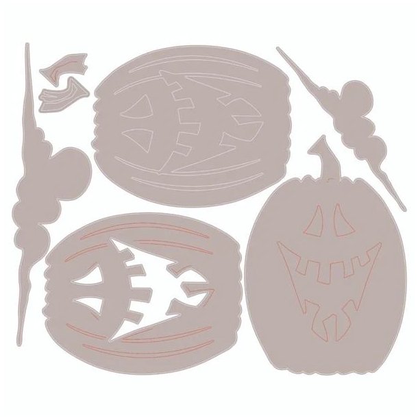 Tim Holtz - Die - Edison Colorize - Grskar