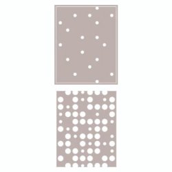 Tim Holtz - Die - Layered Dots - Prikker i lag