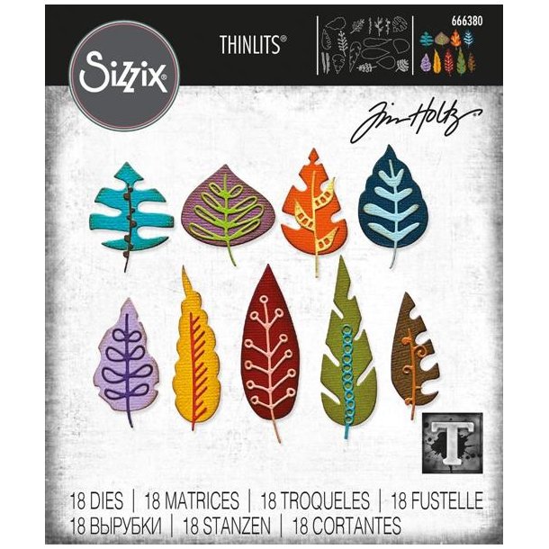 Tim Holtz - Die - Artsy - Leaves - Blade