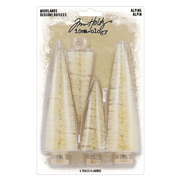 Tim Holtz - Idea-Ology Woodland Trees Alpine - Naturfarvet trer