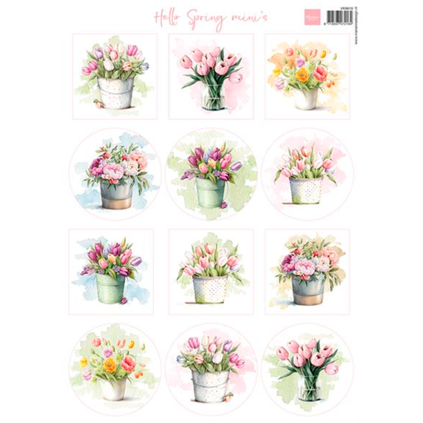 Marianne Design - 3D Ark - Hello Spring minis