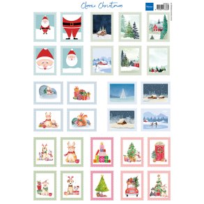 Marianne Design - 3D Ark - Stamps - Classic Christmas / Frimrker - Klassisk jul