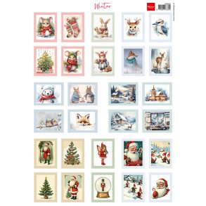 Marianne Design - 3D Ark - Stamps - Winter / Frimrker - Vinter