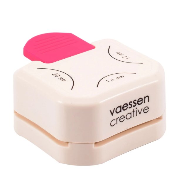 Vaessen Creative - Corner punch 3-in-1 - 14 mm / 17 mm / 20 mm