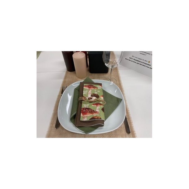 IHR - Frokostservietter - Svampe - 20 stk