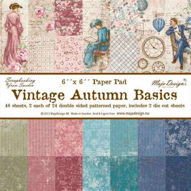 Maja Design - Blok 6'' - Vintage Autumn Basics