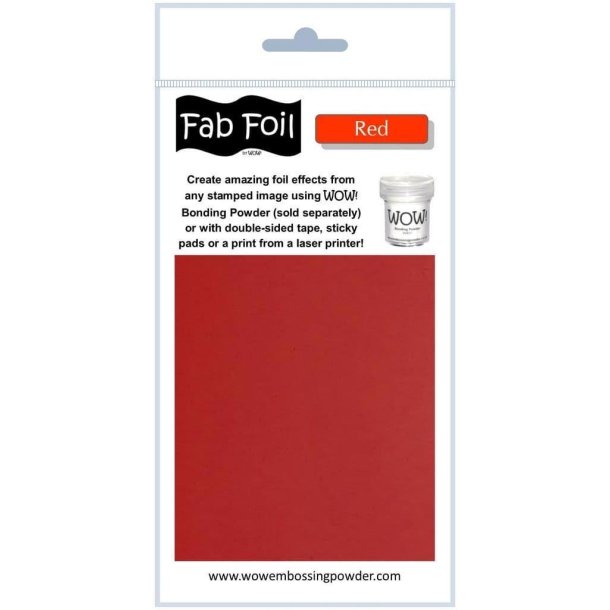 WOW! Fab Foil / Folie - Red