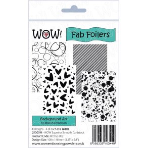 WOW! Embossing Powder - Fab Foilers - Background Art / Billeder til Folie