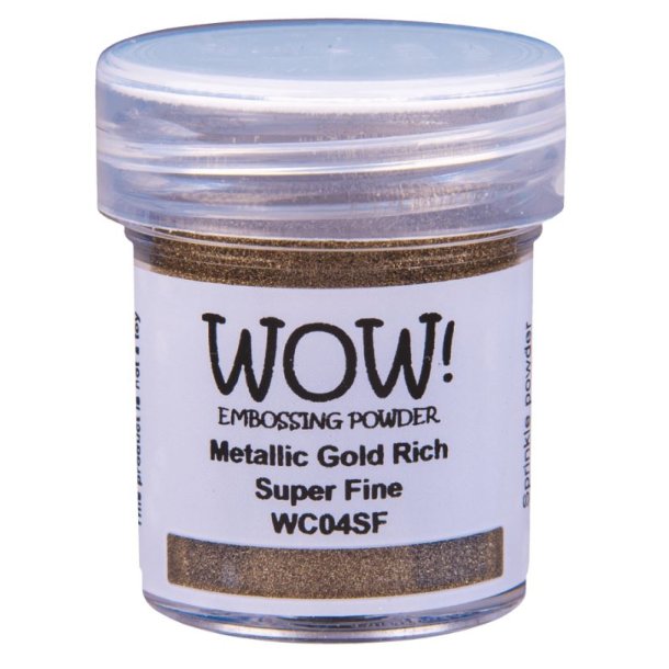 WOW! Embossing Powder - Super Fine - Metallic Gold Rich