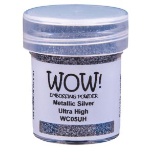 WOW! Embossing Powder - Metallic Silver - Ultra High