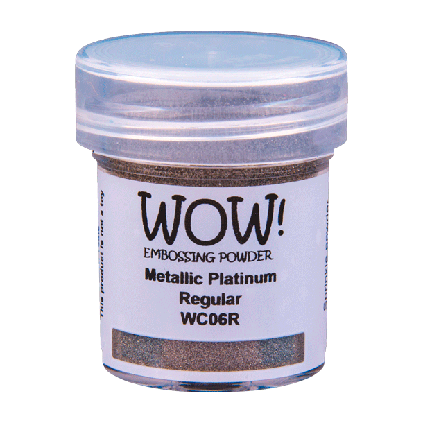 WOW! Embossing Powder - Metallics - Platinum - Regular - WC06R