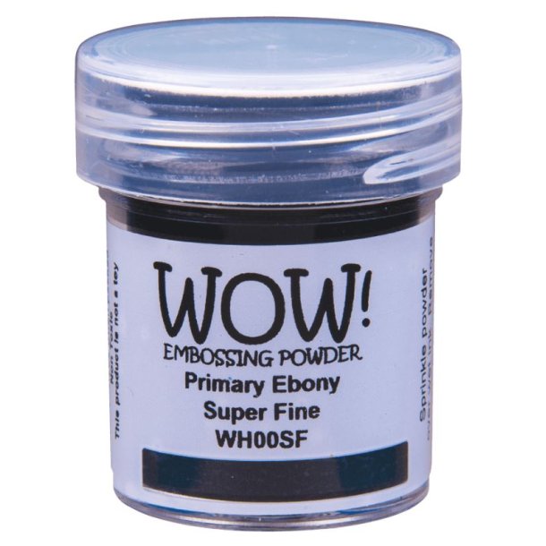 WOW! - Embossing Powder - Super Fine - Ebony / Sort