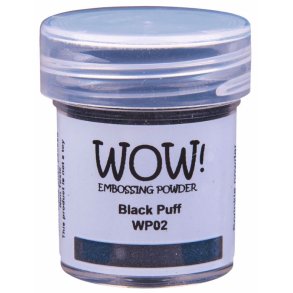 WOW! Embossing Powder - Black Puff (O)