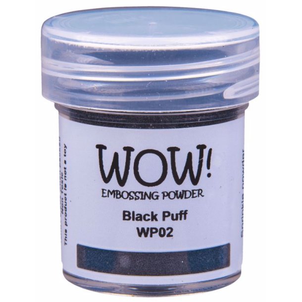 WOW! Embossing Powder - Black Puff (O)