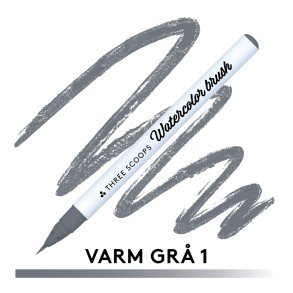 Three Scoops Watercolor Brush - Varm Gr 1