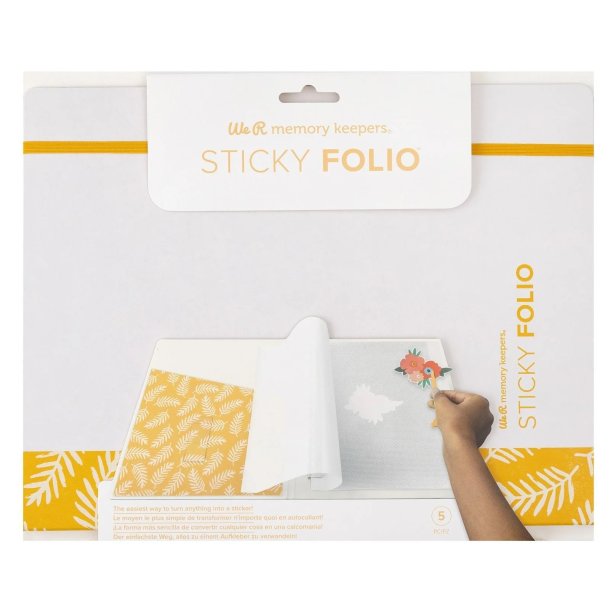 We R Memory Keepers - Sticky Folio - Yellw
