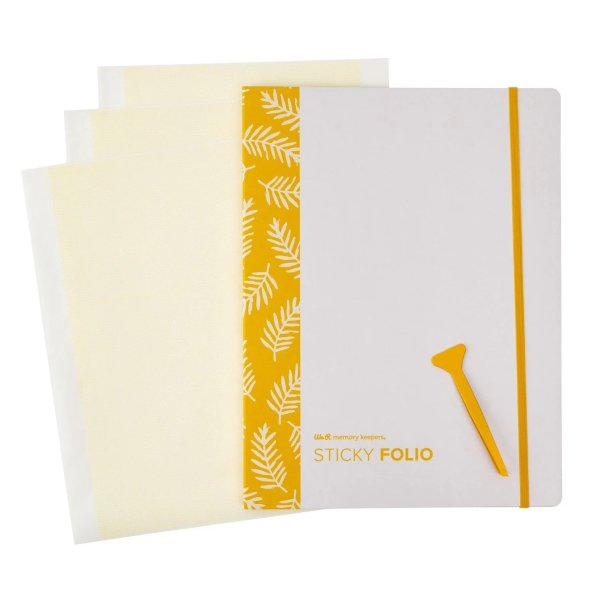 We R Memory Keepers - Sticky Folio - Yellw