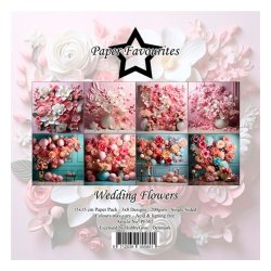 Paper Favourites - Blok 6" - Wedding Flowers / Bryllupsblomster