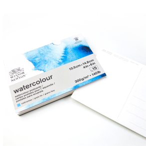 Winsor Newton - Watercolour pad - cold - post card A6 - 300g -15 sider -Akvarelpapir - Postkort