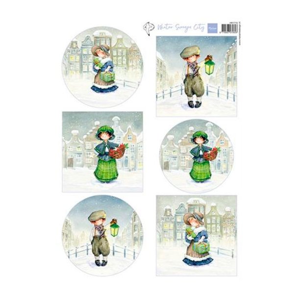 Marianne Design - Hettys Snoesjes - Winter Sheets - A4 Ark
