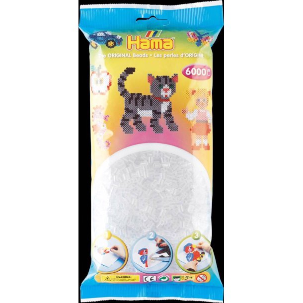 Hamaperler - Midi - 6000 stk - Klar