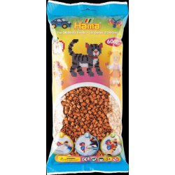 Hamaperler - Midi - 6000 stk - Lysebrun