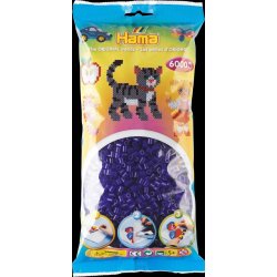 Hamaperler - Midi - 6000 stk - Transp. lilla