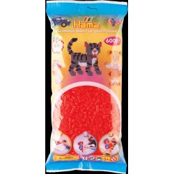 Hamaperler - Midi - 6000 stk - Neon rd