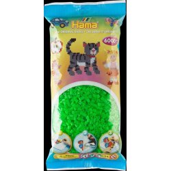 Hamaperler - Midi - 6000 stk - Fluorescerende grn