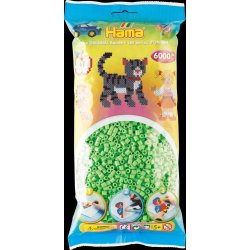 Hamaperler - Midi - 6000 stk - Pastel grn