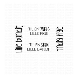 Three Scoops - Stempel - Lille bandit - Yndig pige - TSSL1015
