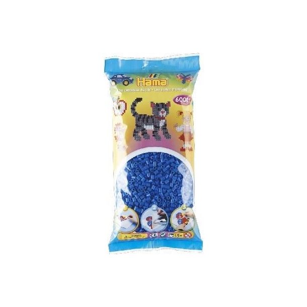 Hamaperler - Midi - 6000 stk - Lysebl