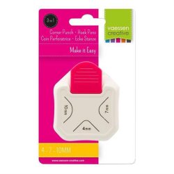 Vaessen Creative 3 in 1 Corner Punch