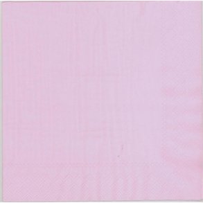 UNI - Textile Touch - Middagsservietter - Pastel Rose - 12 stk.