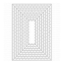 Three Scoops - Die - Streg & tre prikker - Rektangel  -TSCD0005