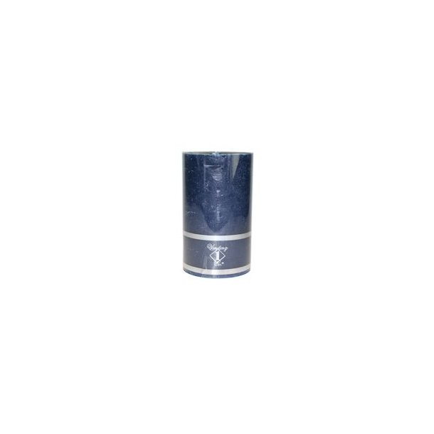 Bloklys - Rustik - Midtnight blue - 7 x 12,5 cm