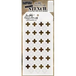 Tim Holtz - Layering Stencil - Shifter Plus / Kors